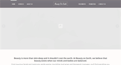 Desktop Screenshot of beautyonearth.com.au